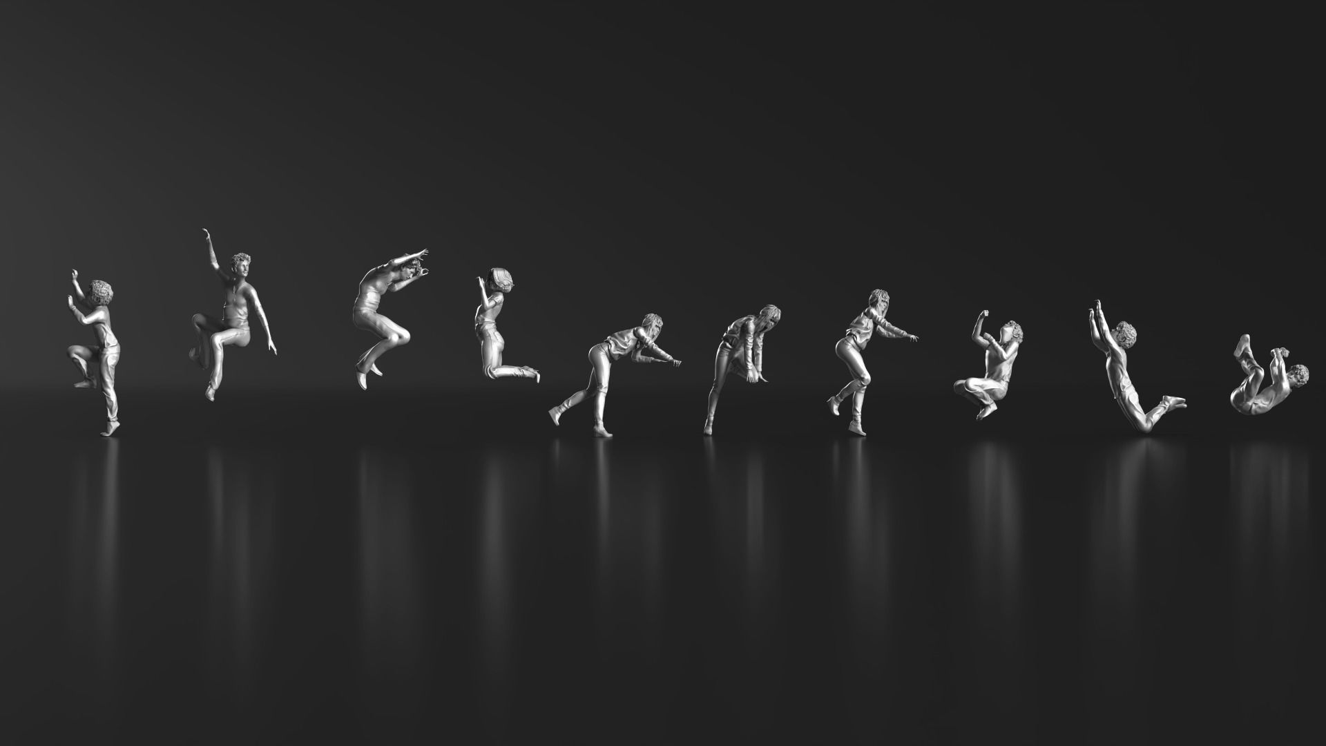 HD People 32 Climb 3D print model_2