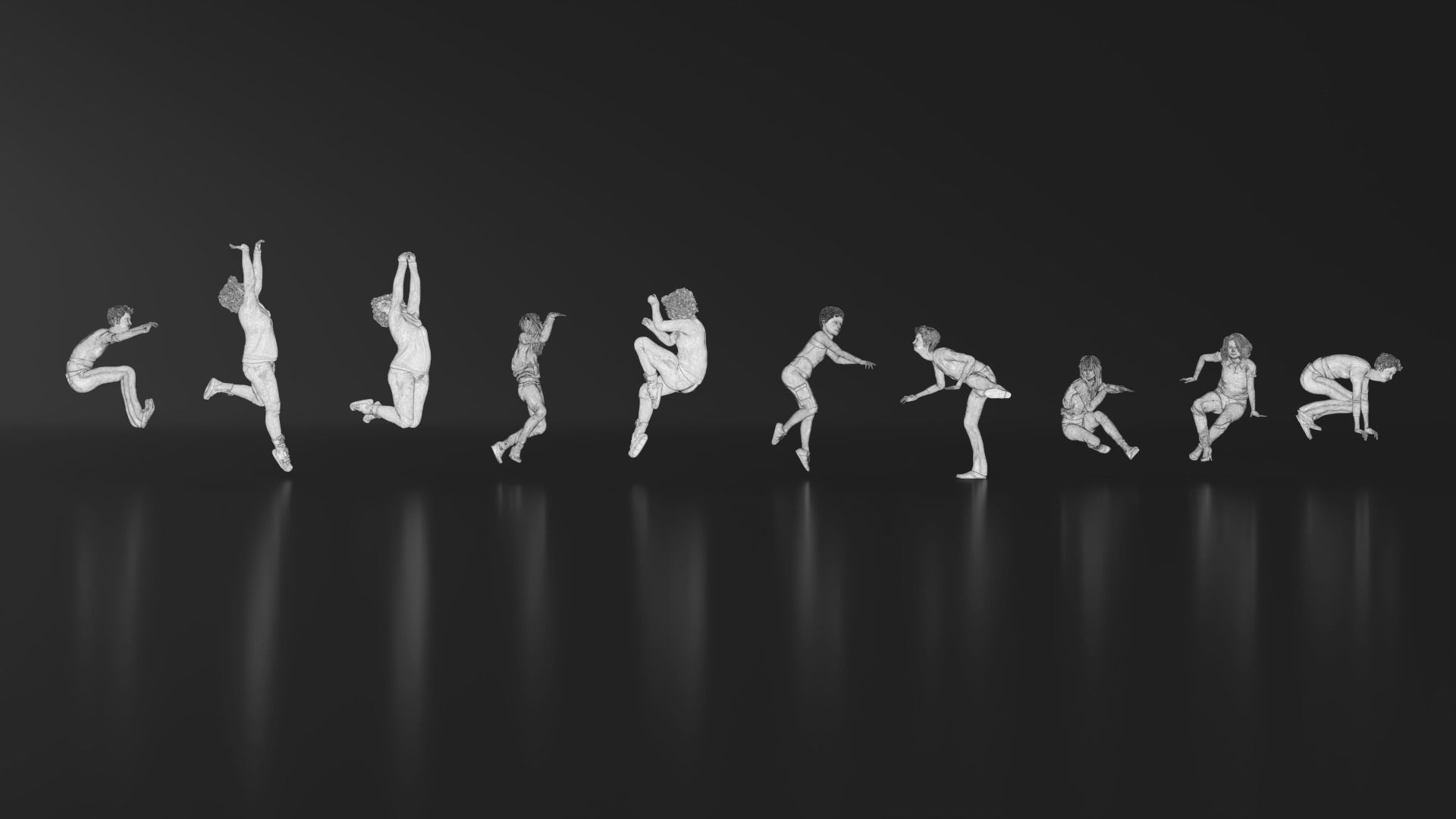 HD People 32 Climb 3D print model_16