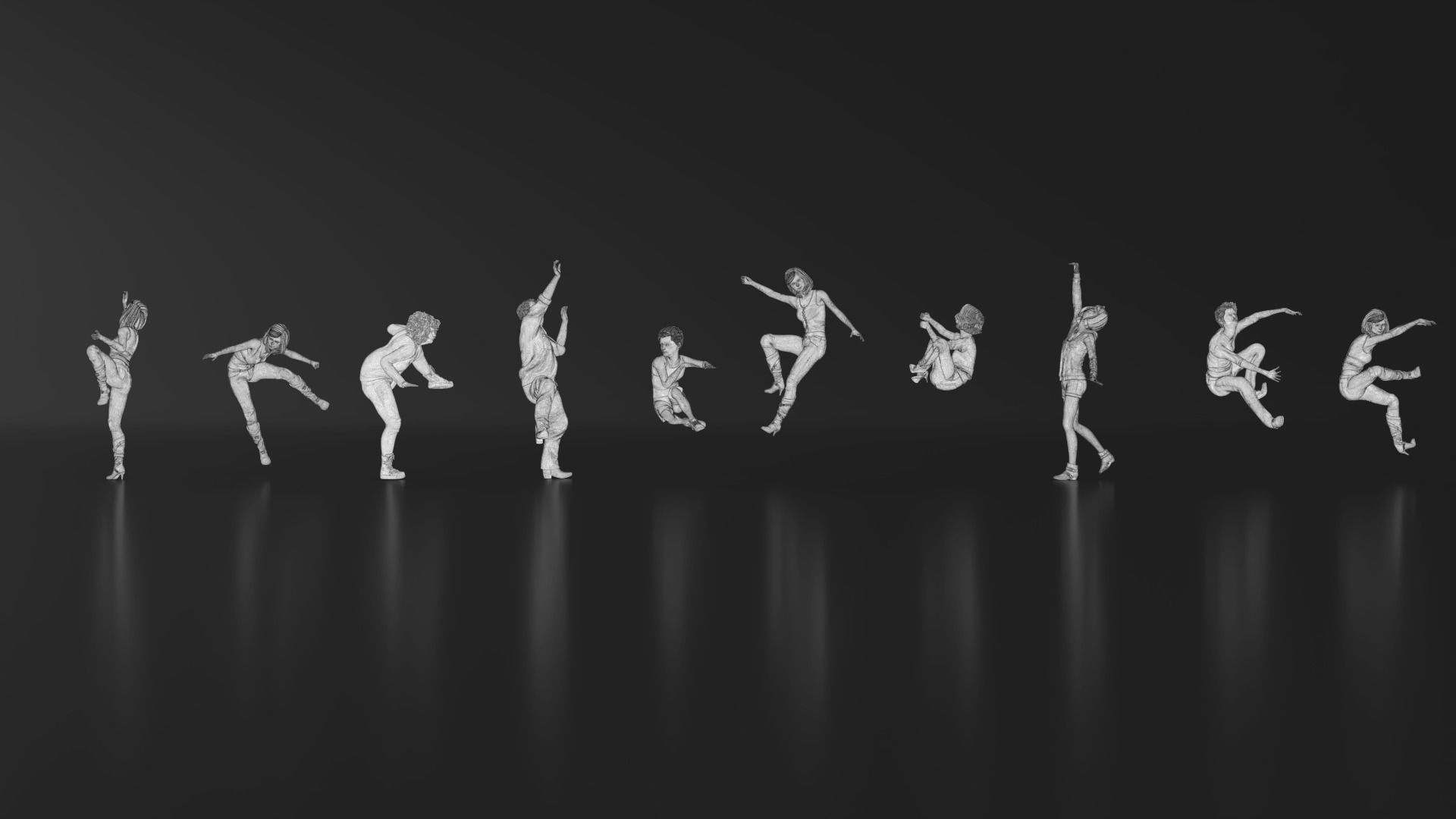 HD People 32 Climb 3D print model_20