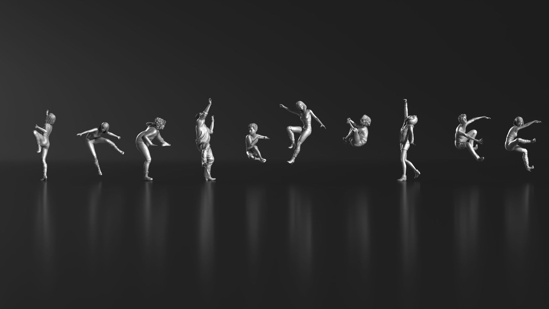 HD People 32 Climb 3D print model_10