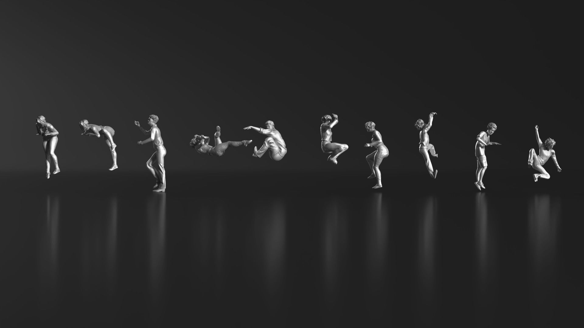 HD People 32 Climb 3D print model_7