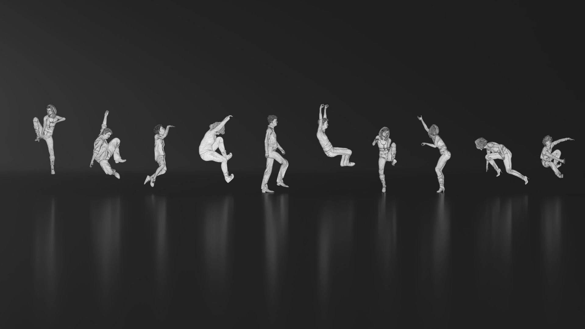 HD People 32 Climb 3D print model_19