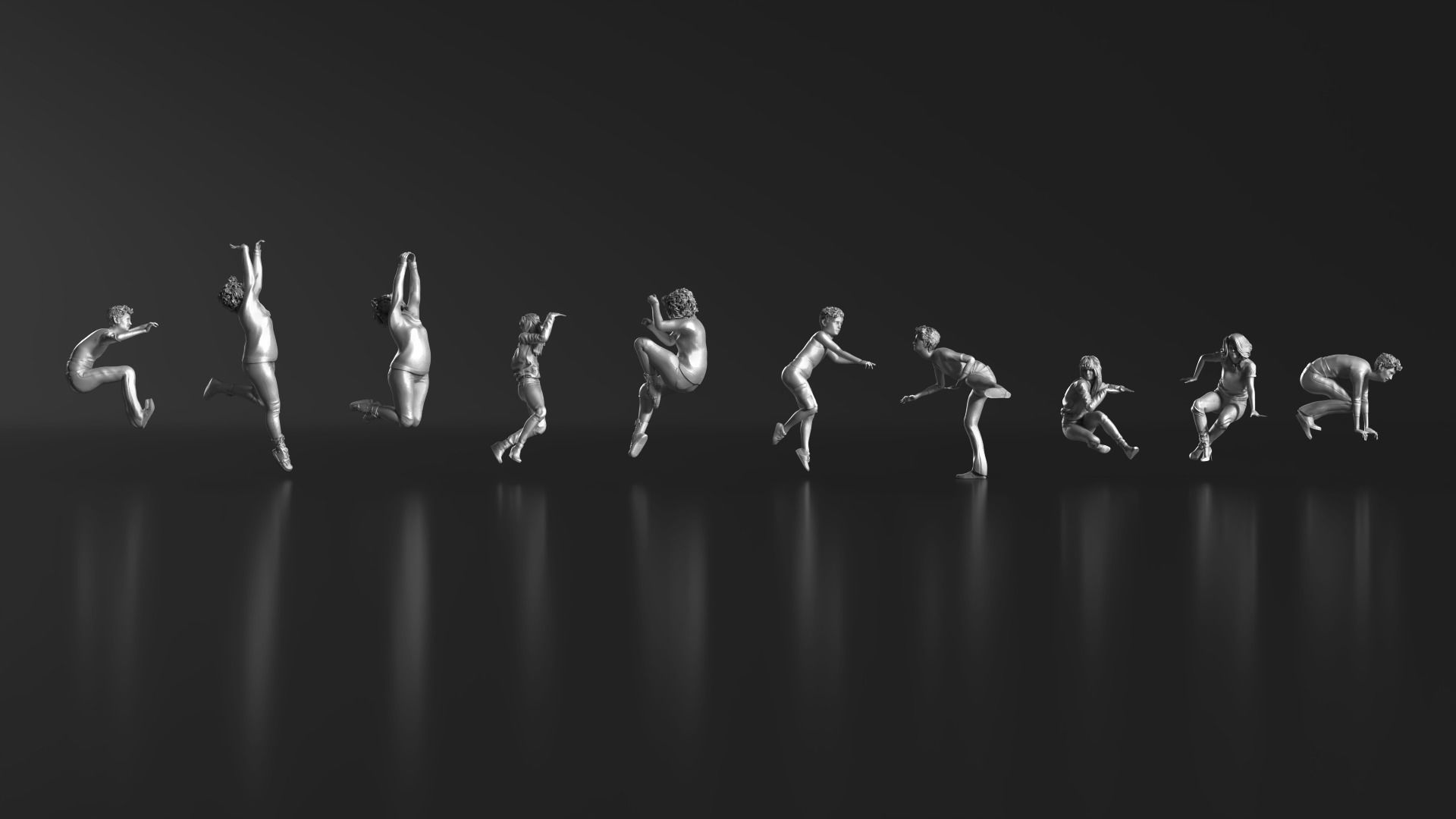 HD People 32 Climb 3D print model_6