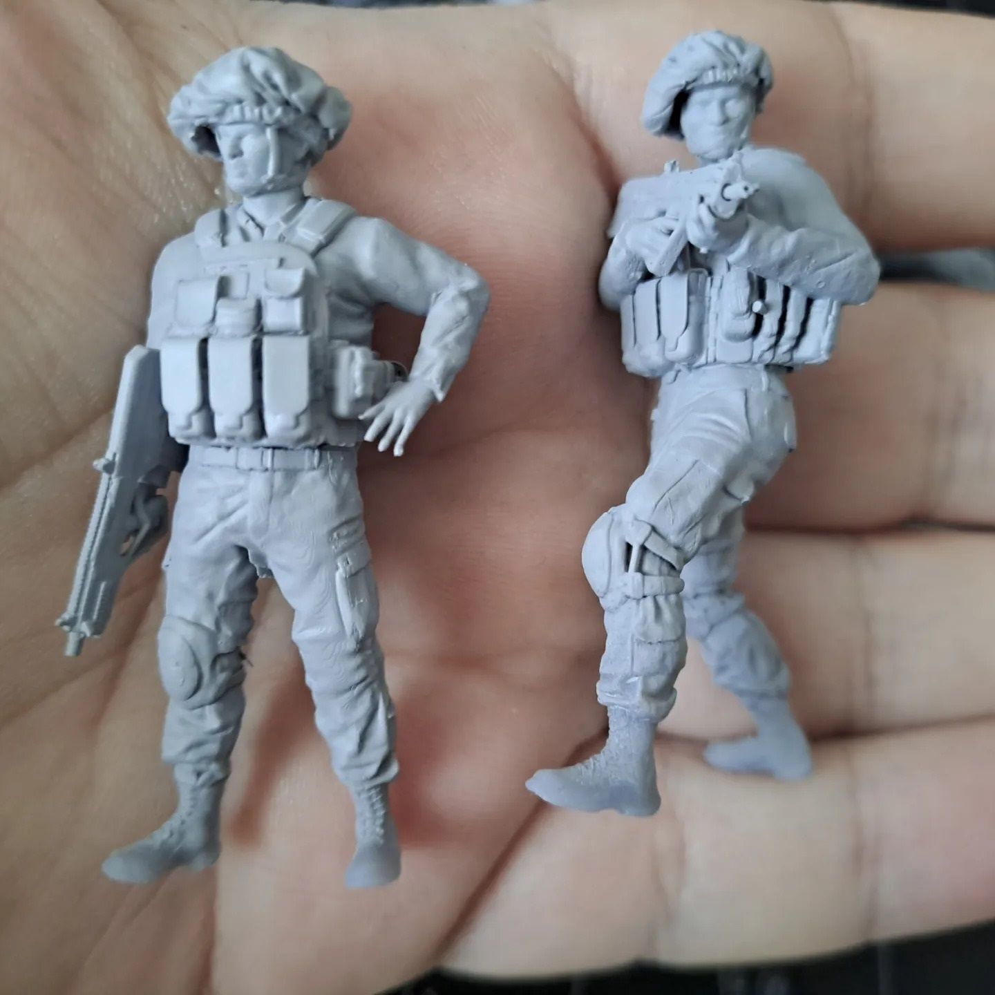 PACK 5 IDF SOLDIERS IN ACTION 3D print model_3