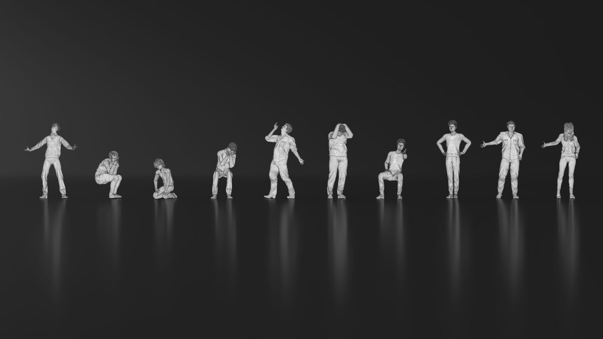 HD People 33 Angry Apologize 3D print model_15