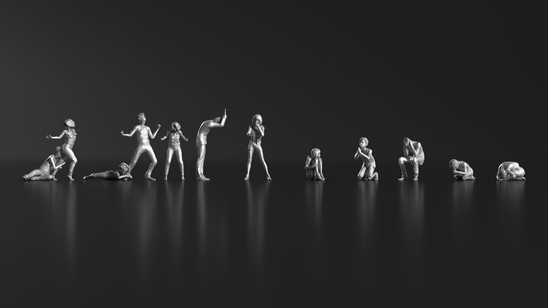 HD People 33 Angry Apologize 3D print model_6