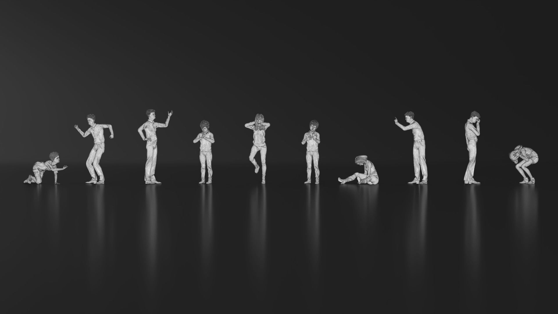 HD People 33 Angry Apologize 3D print model_12