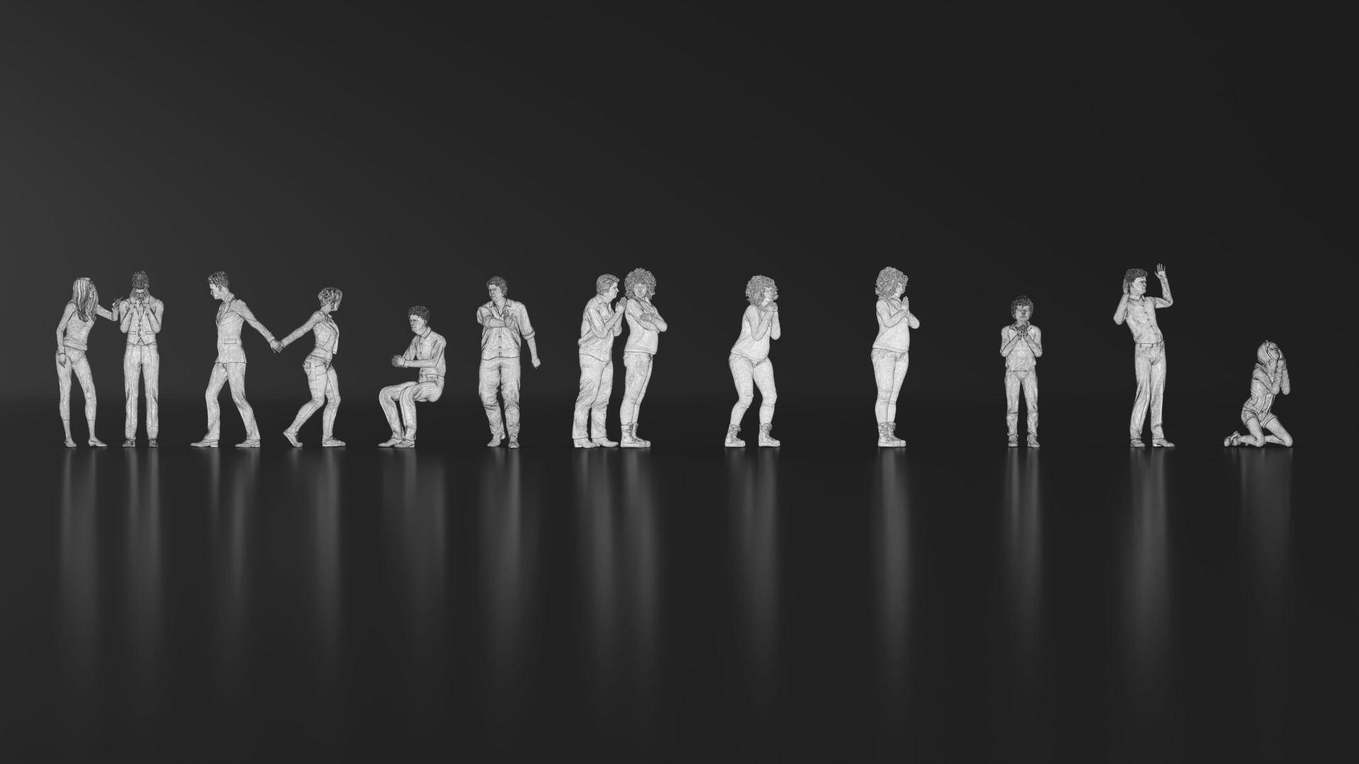 HD People 33 Angry Apologize 3D print model_13