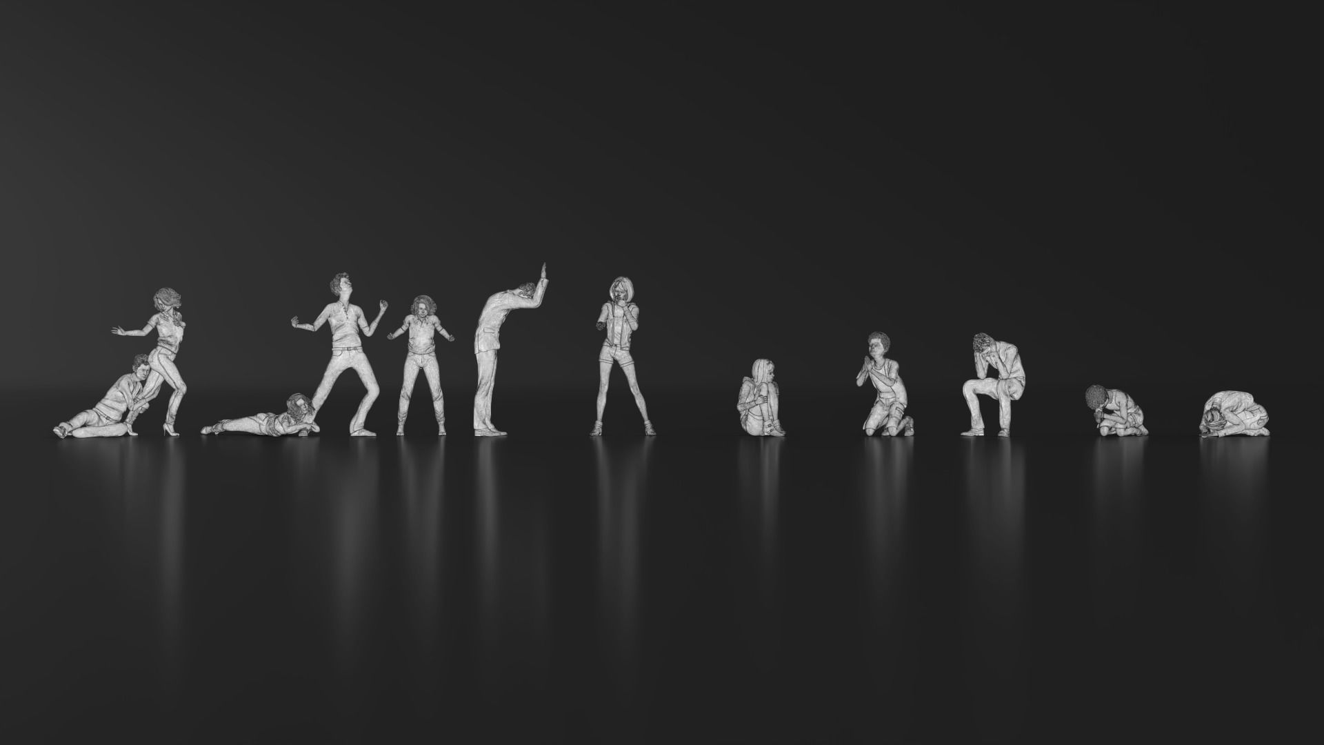 HD People 33 Angry Apologize 3D print model_16