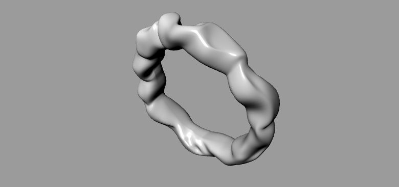 rings 3D print model_3