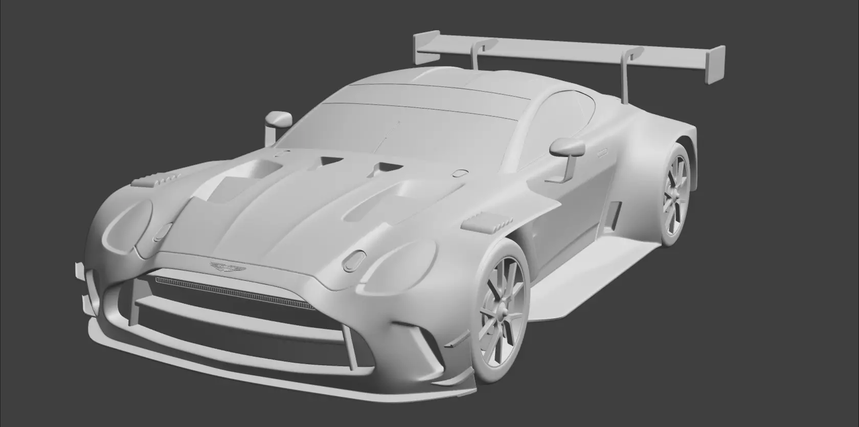 ASTON MARTIN VINTAGE GT3 2023 3D PRINT MODEL 3D print model_0
