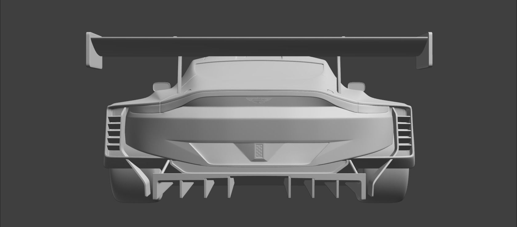ASTON MARTIN VINTAGE GT3 2023 3D PRINT MODEL 3D print model_2