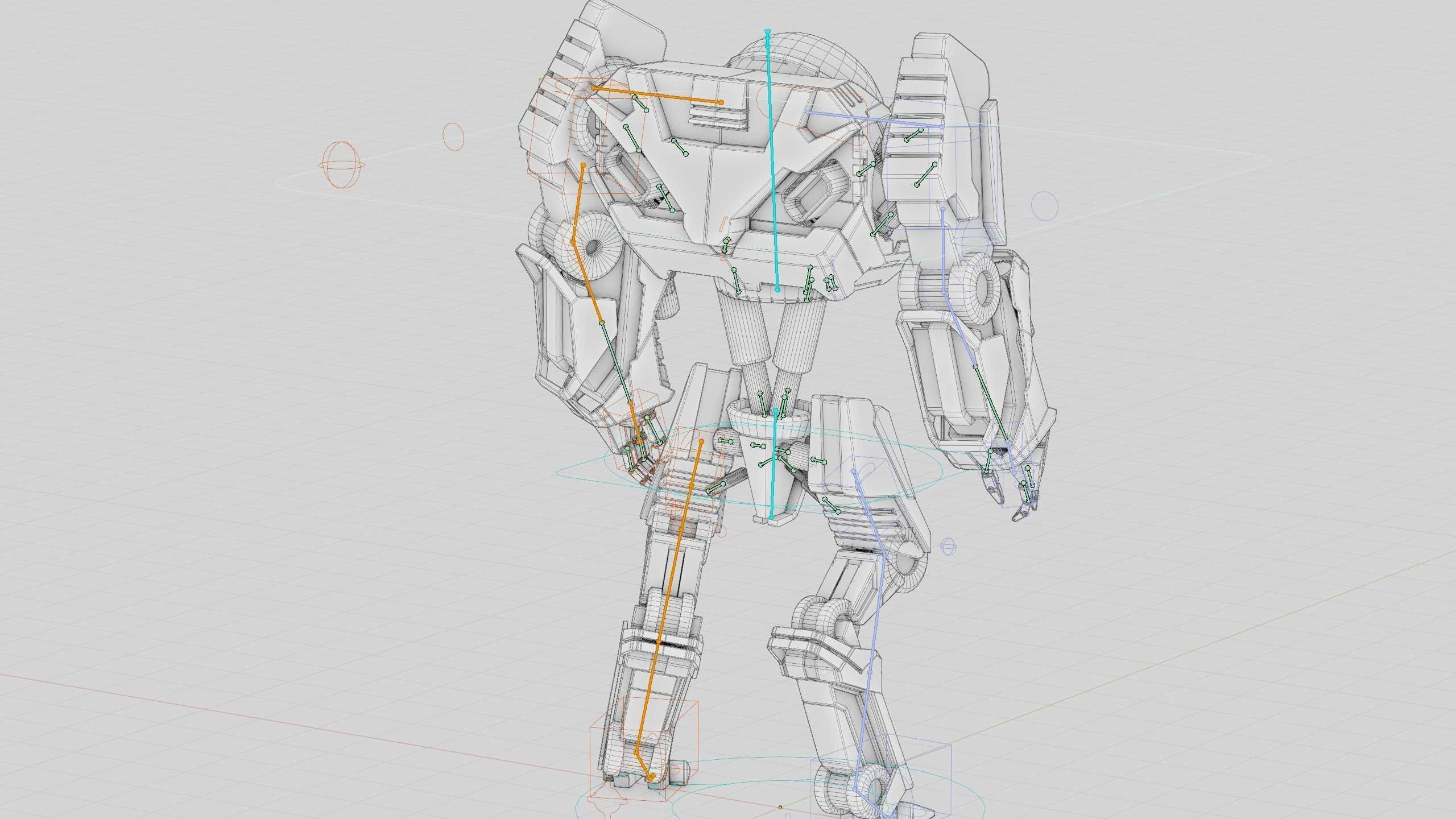 COMBAT DROID L-50 Rigged for Unreal Engine - Unity - MIXAMO 3D model_41