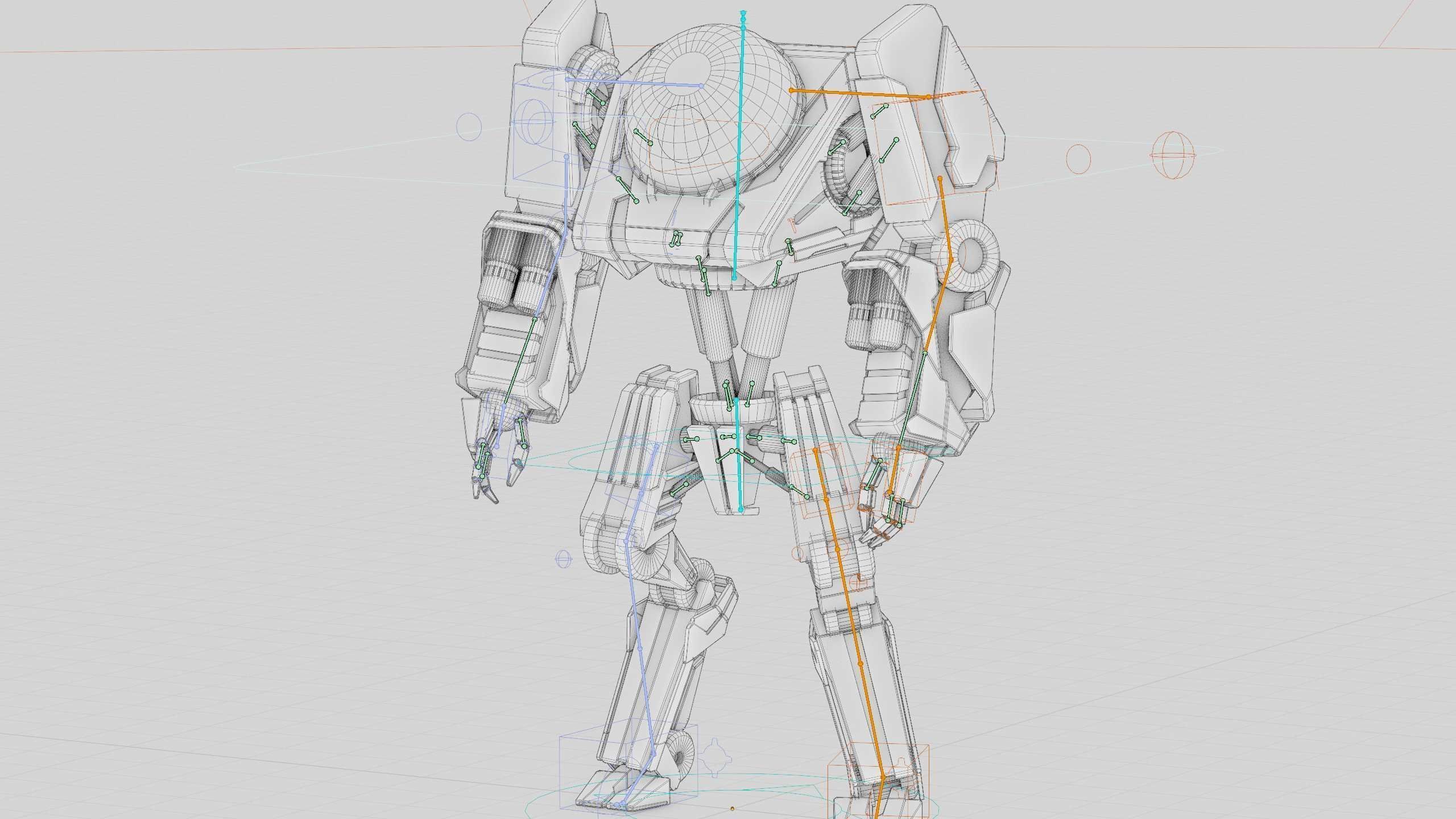 COMBAT DROID L-50 Rigged for Unreal Engine - Unity - MIXAMO 3D model_40