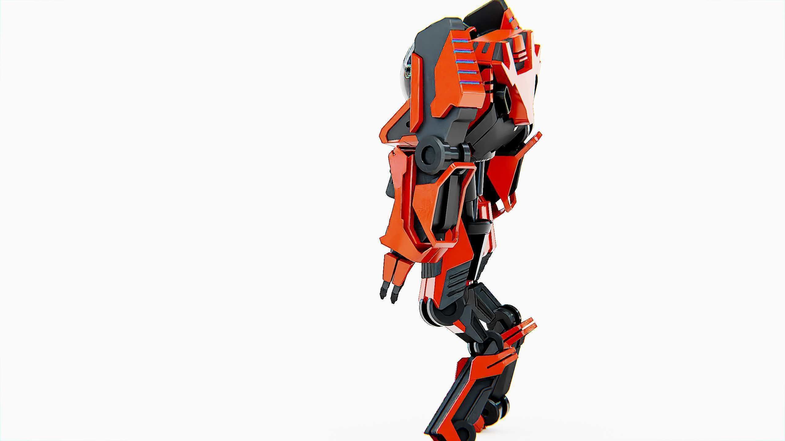 COMBAT DROID L-50 Rigged for Unreal Engine - Unity - MIXAMO 3D model_13