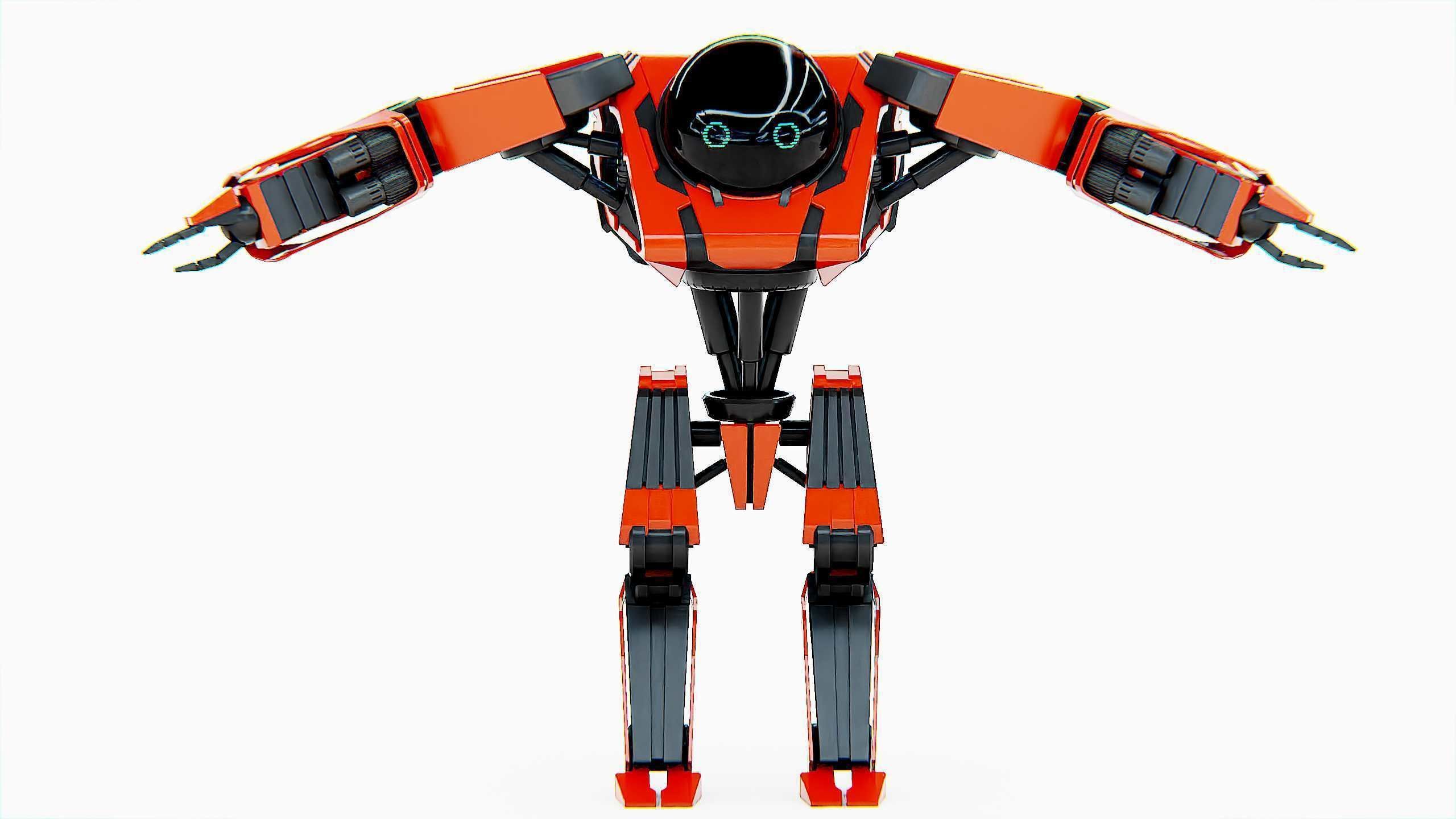 COMBAT DROID L-50 Rigged for Unreal Engine - Unity - MIXAMO 3D model_30