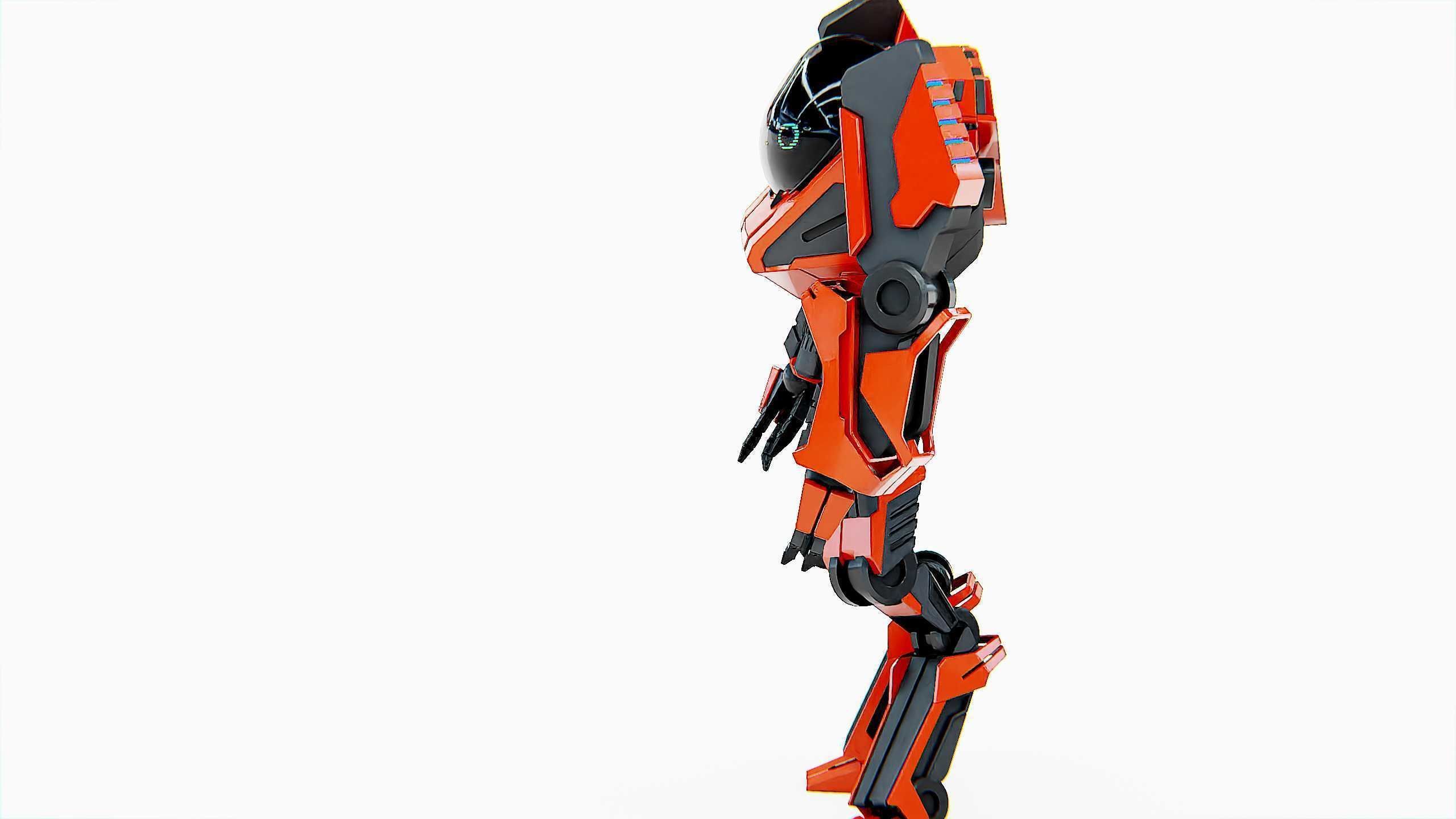 COMBAT DROID L-50 Rigged for Unreal Engine - Unity - MIXAMO 3D model_12