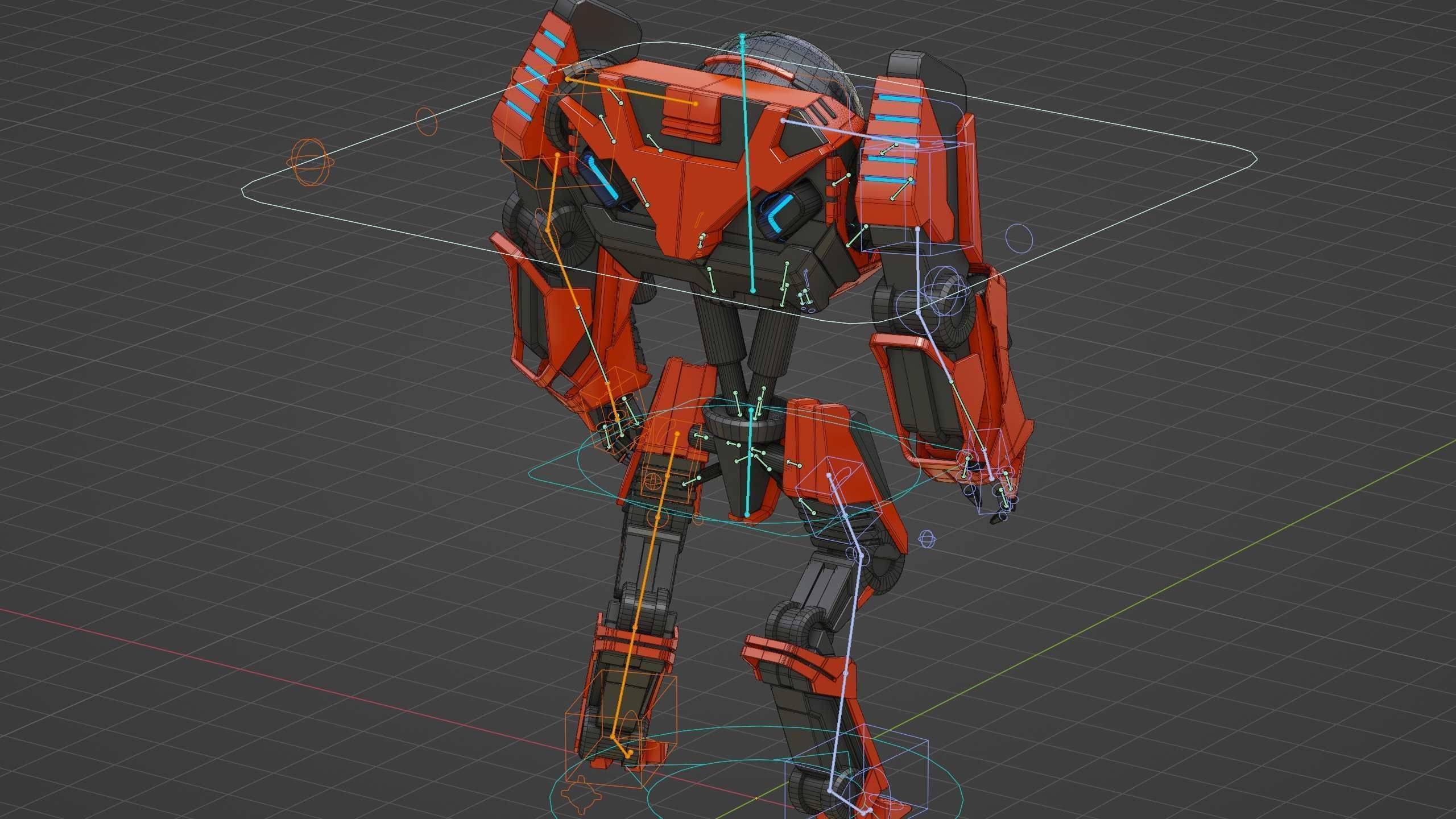 COMBAT DROID L-50 Rigged for Unreal Engine - Unity - MIXAMO 3D model_38