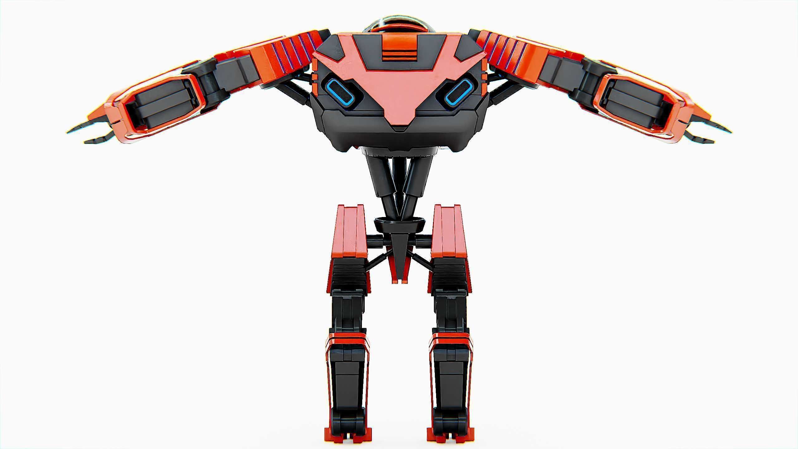 COMBAT DROID L-50 Rigged for Unreal Engine - Unity - MIXAMO 3D model_31