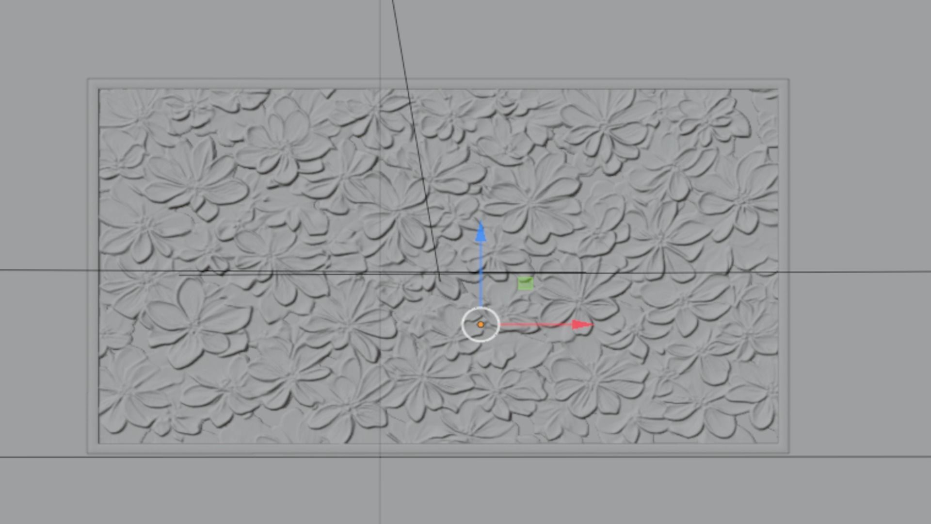 modern panel wall decor set relief stl mural CNC 305 3D model_7