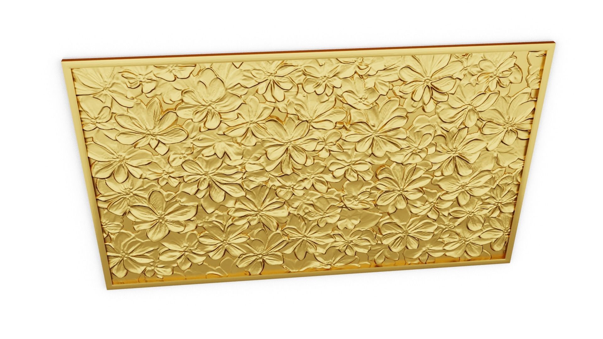 modern panel wall decor set relief stl mural CNC 305 3D model_2