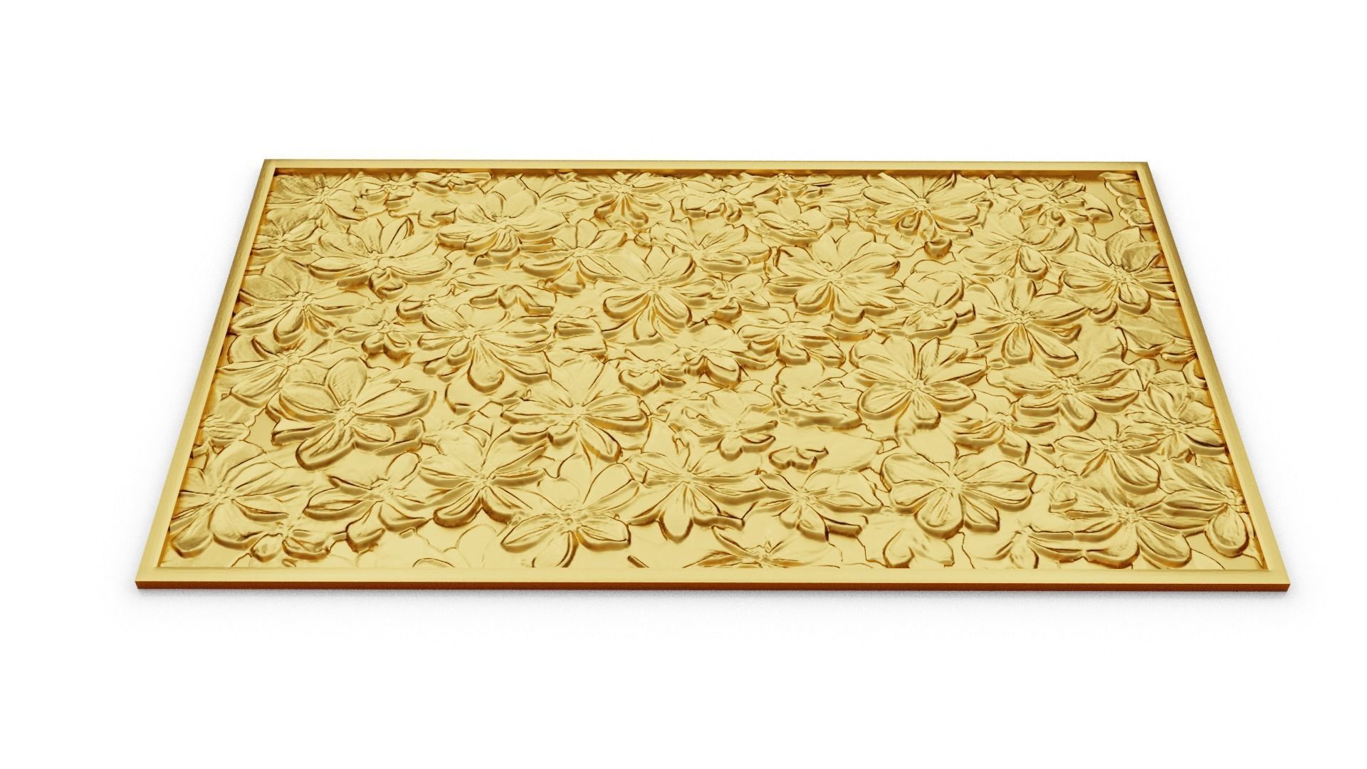 modern panel wall decor set relief stl mural CNC 305 3D model_3