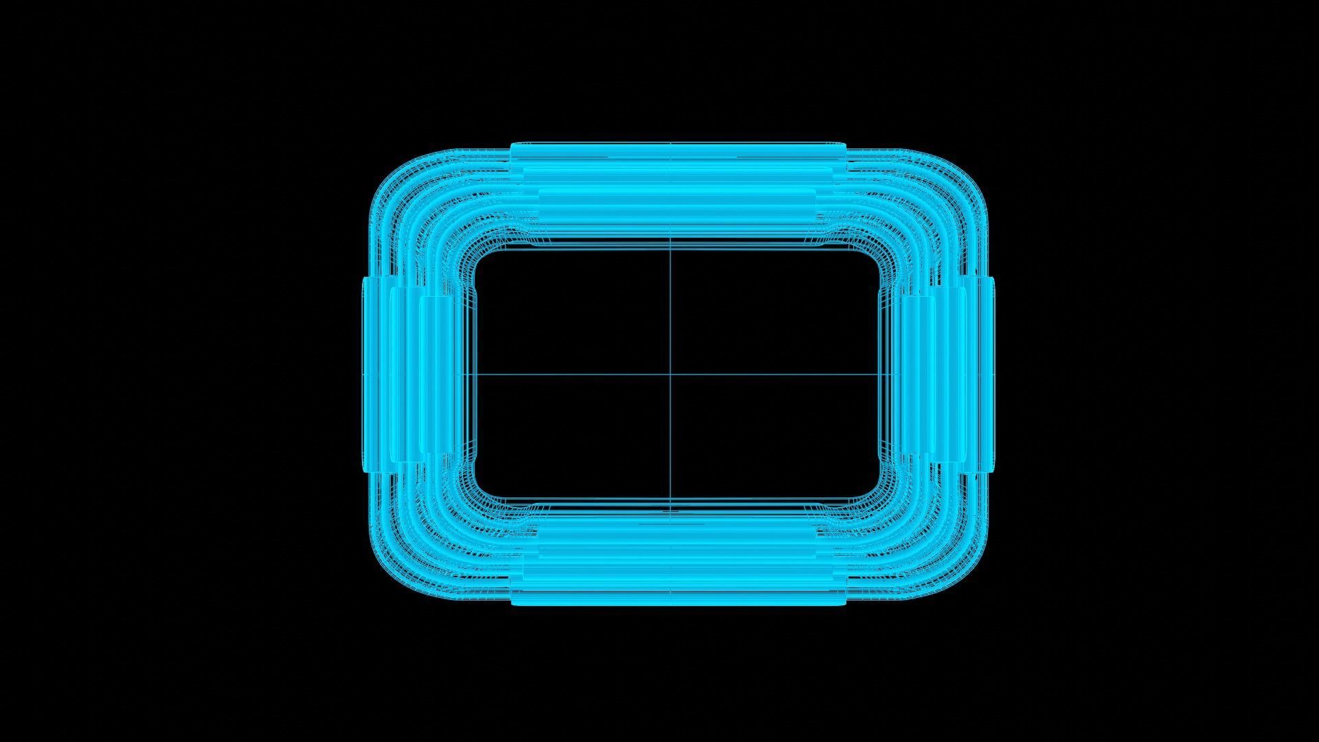Food Storage Container Low-poly 3D model_6