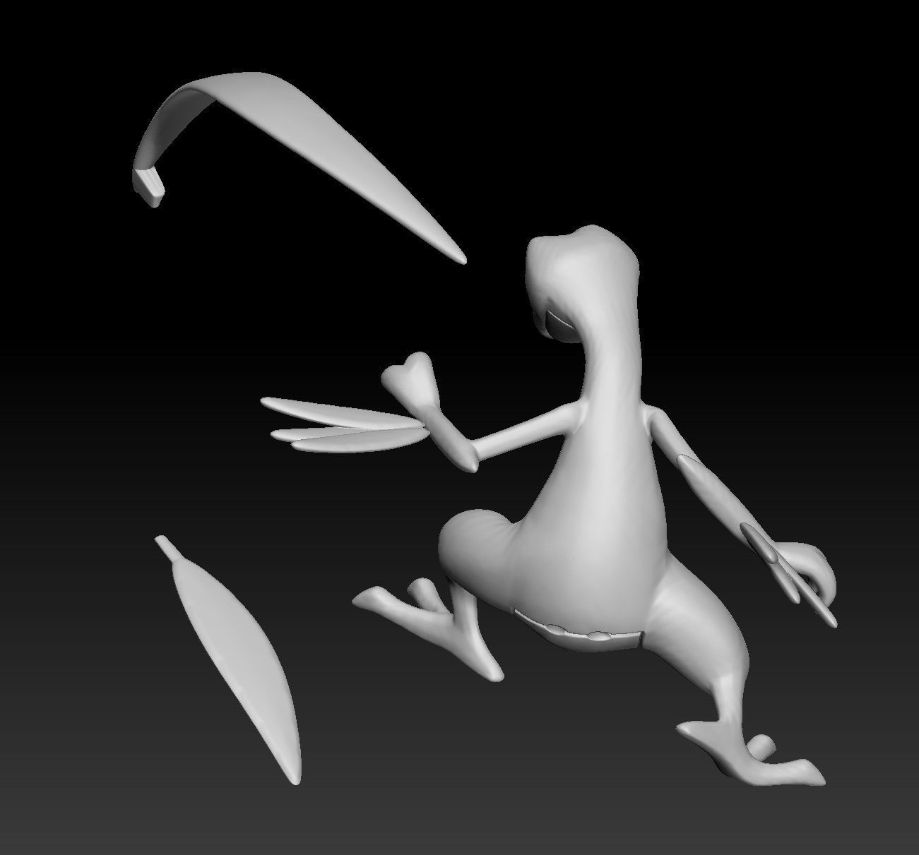 Pokemon Treecko Grovyle Sceptile 3D print model_4