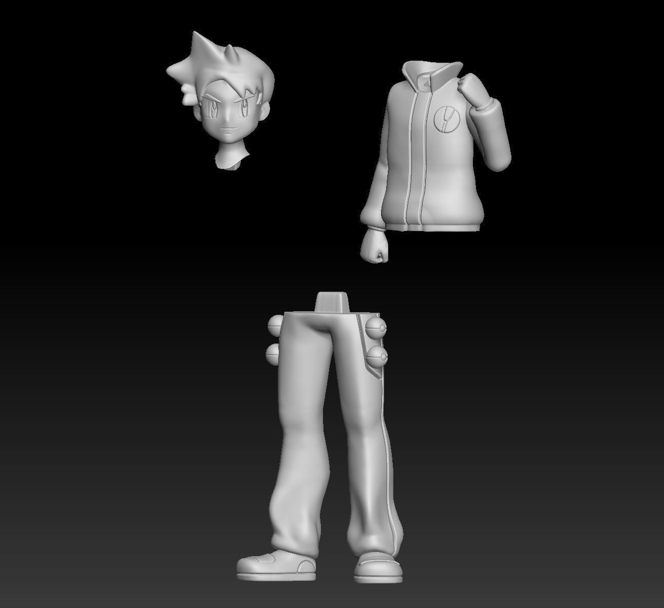 Pokemon Trainer Corey 3D print model_2