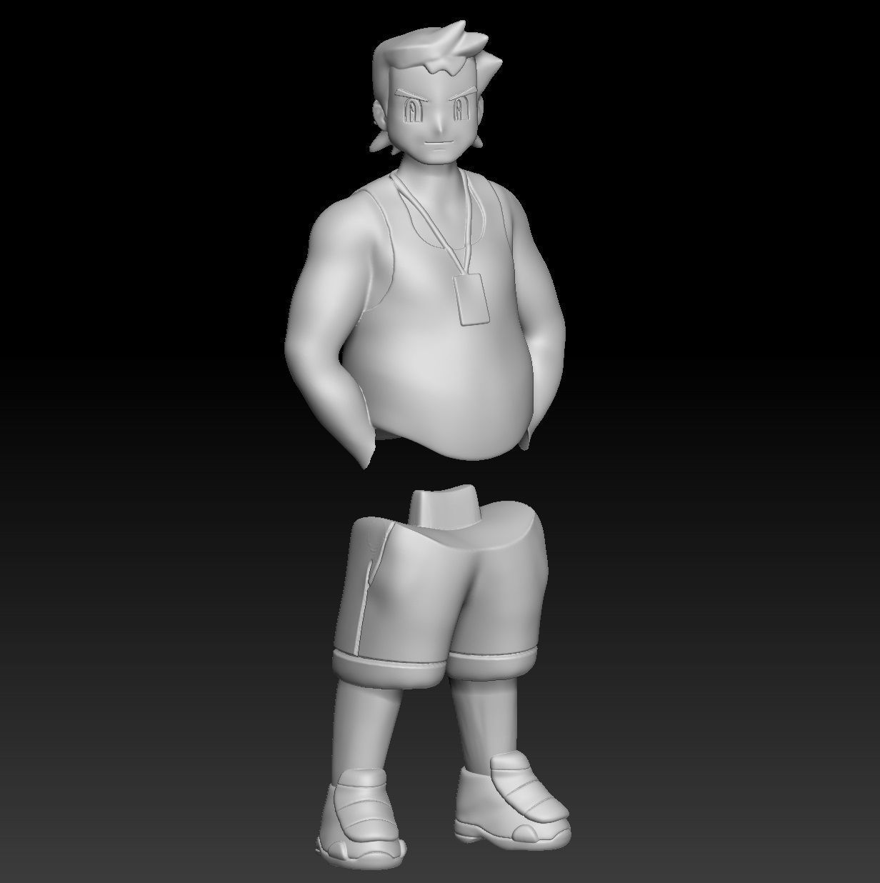 Pokemon Trainer Fergus 3D print model_2