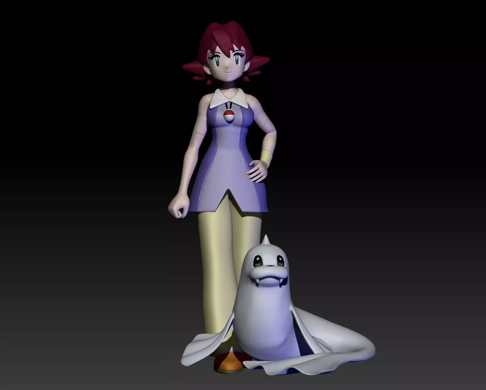 Pokemon Trainer Nessha 3D print model_0