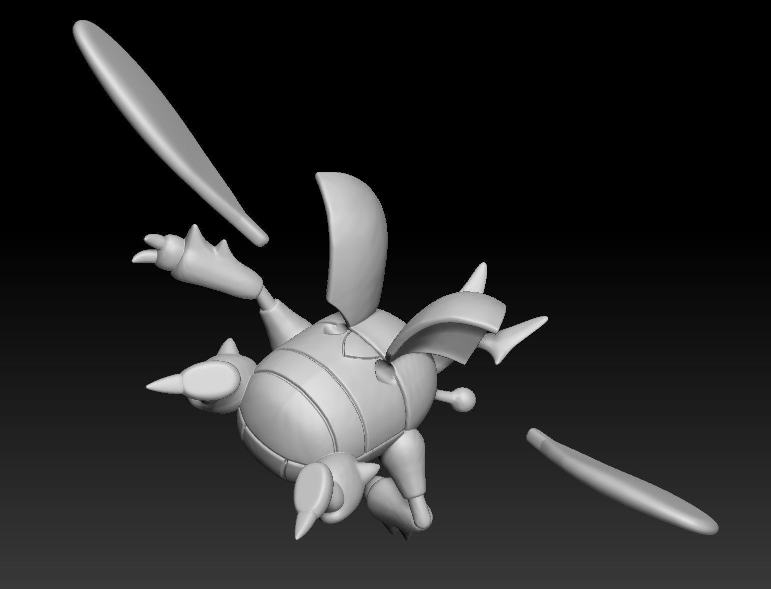 Pokemon Heracross 3D print model_2