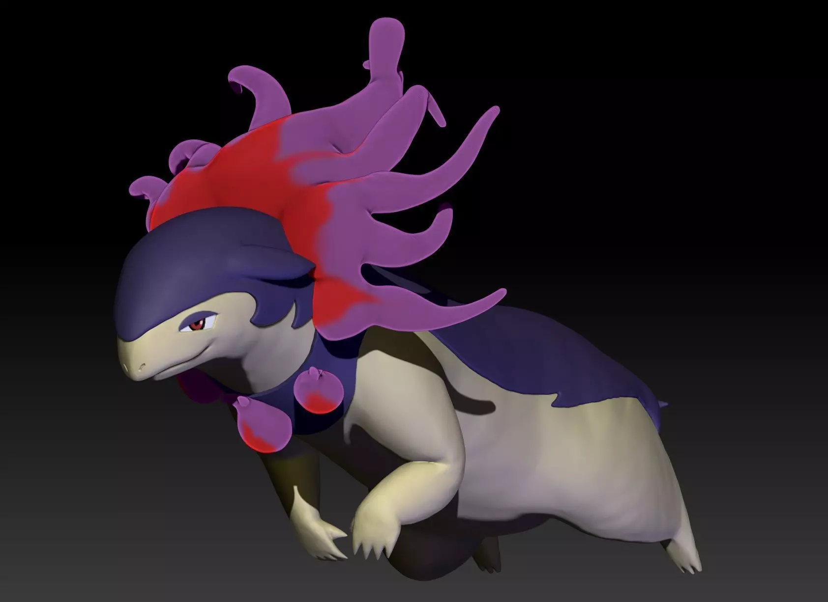 Pokemon Hisuian Typhlosion 3D print model_0