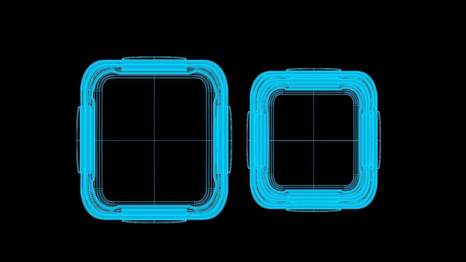 Food Storage Container Low-poly 3D model_6