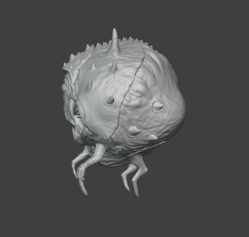 DOOM Eternal Cacodemon Model PERSONAL USE ONLY 3D print model_4