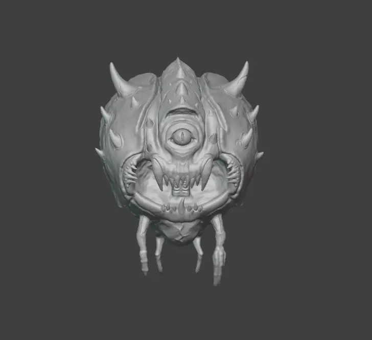 DOOM Eternal Cacodemon Model PERSONAL USE ONLY 3D print model_0