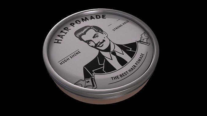 Hair Pomade - GAME READY PBR Low-poly 3D model