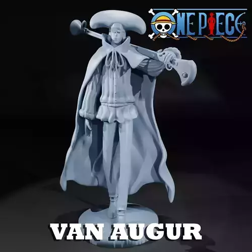 VAN AUGUR - BLACKBEARD PIRATES - ONE PIECE 3D print model