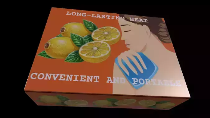 Cold and Flu Hot Pack - GAME READY PBR Low-poly 3D model