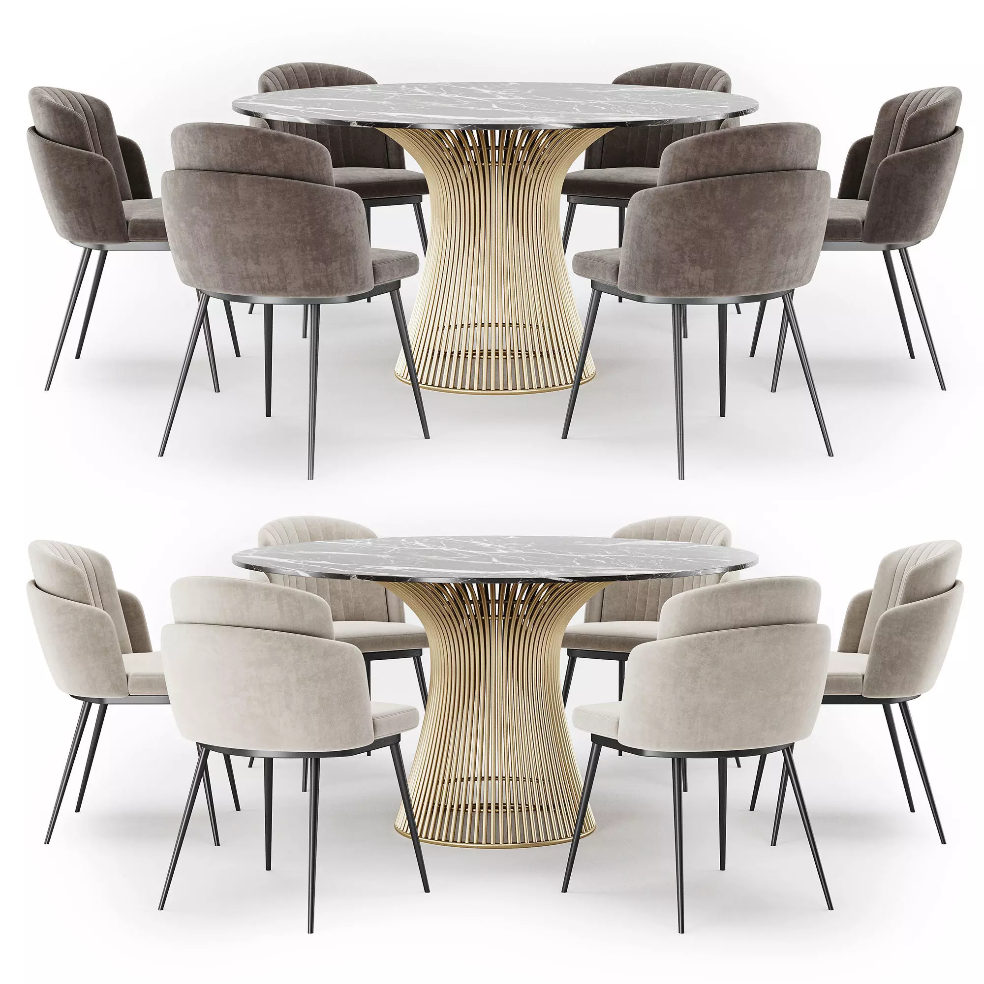 Dining set 137 3D model