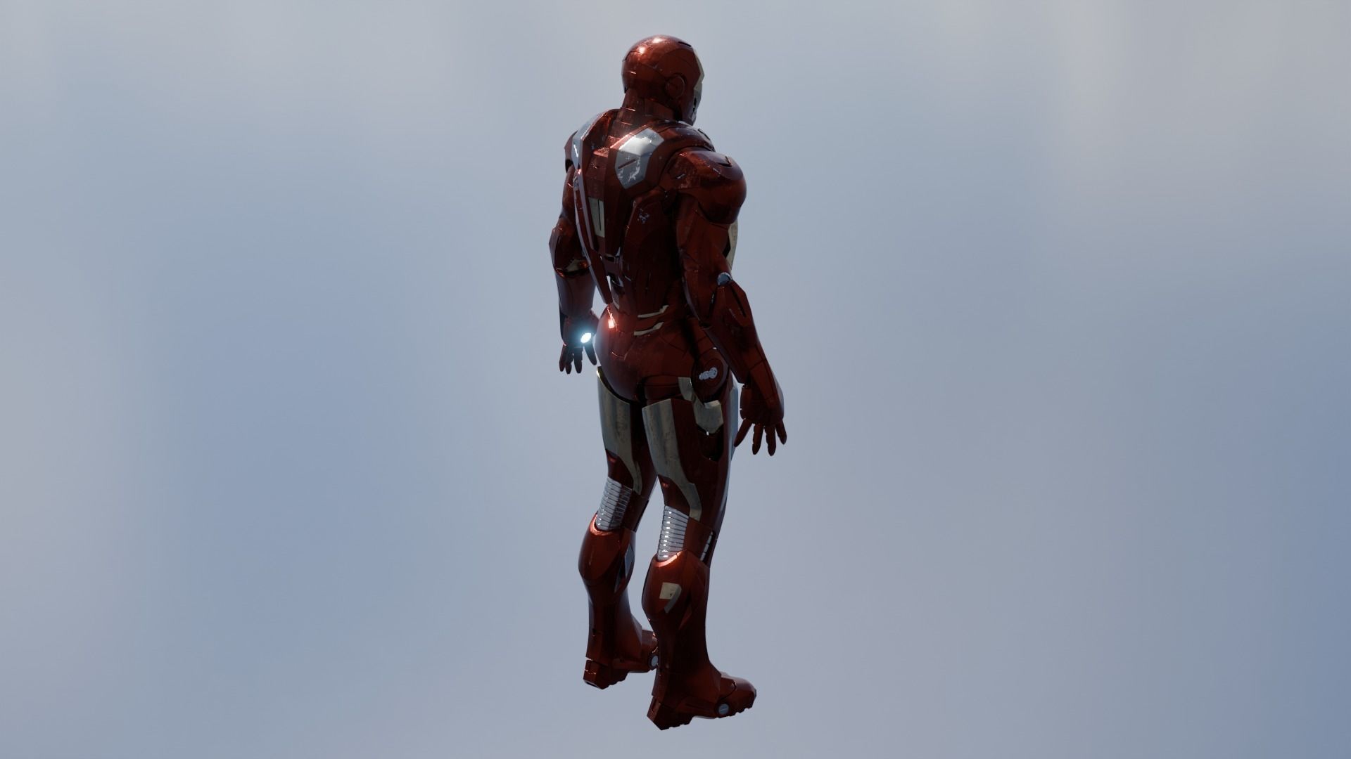 Iron Man Mark 7 Rigged 3D model_10