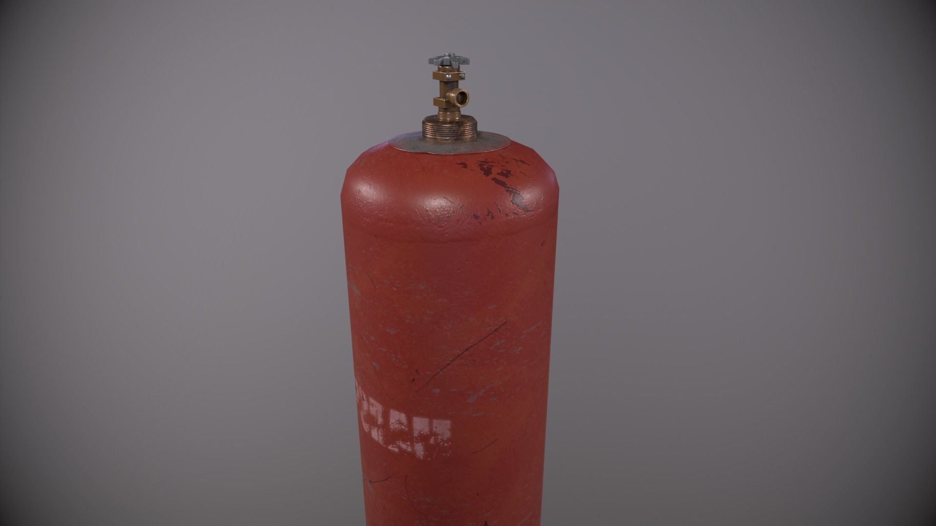 Propane gas Low-poly 3D model_5