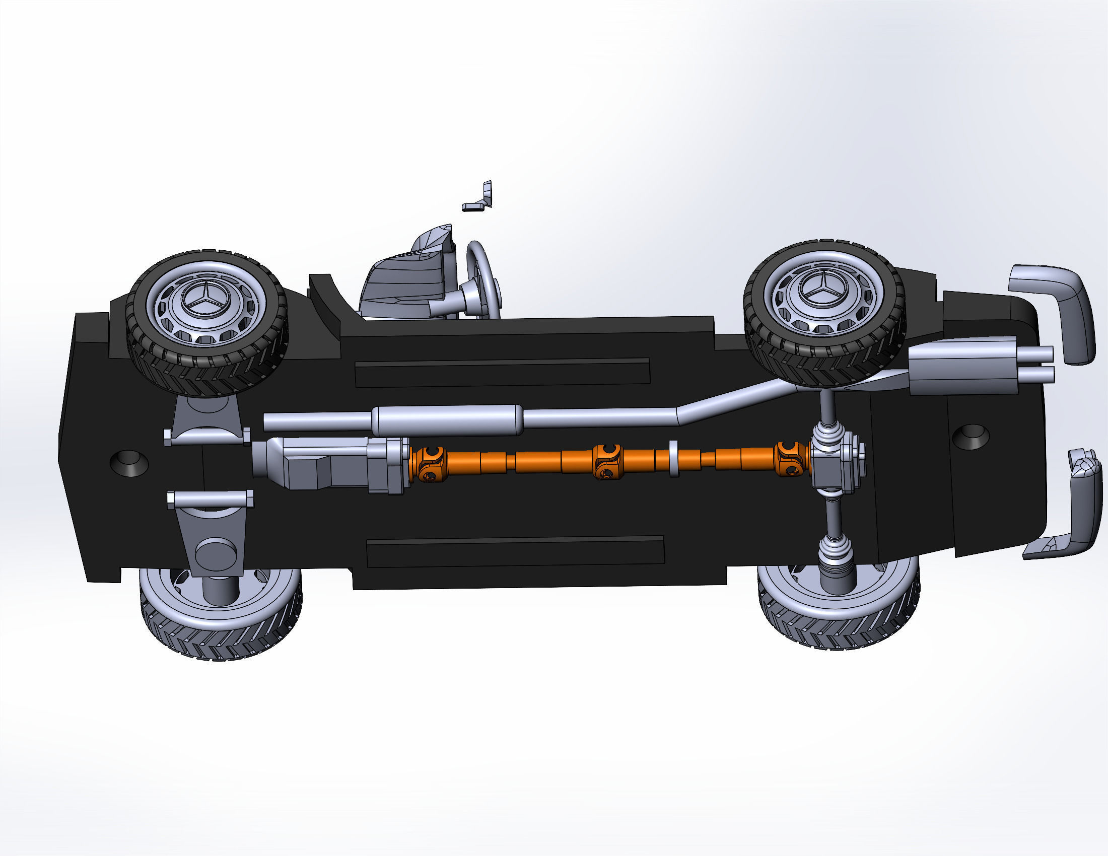 Mercedes-Benz 280 SL W113 for 3d print 3D print model_5