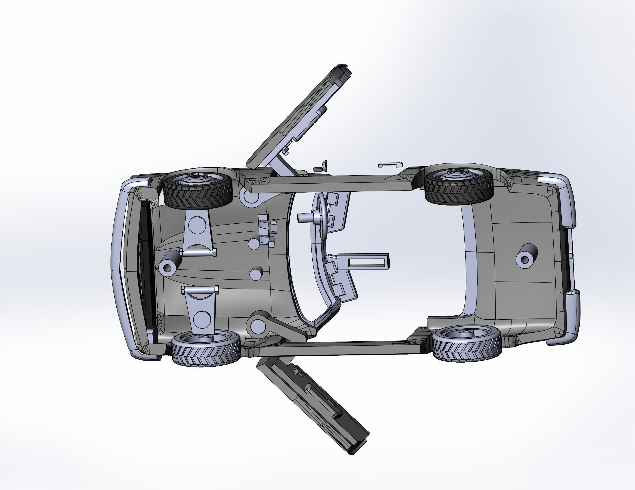Mercedes-Benz 280 SL W113 for 3d print 3D print model_6