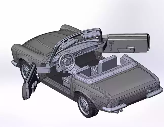 Mercedes-Benz 280 SL W113 for 3d print