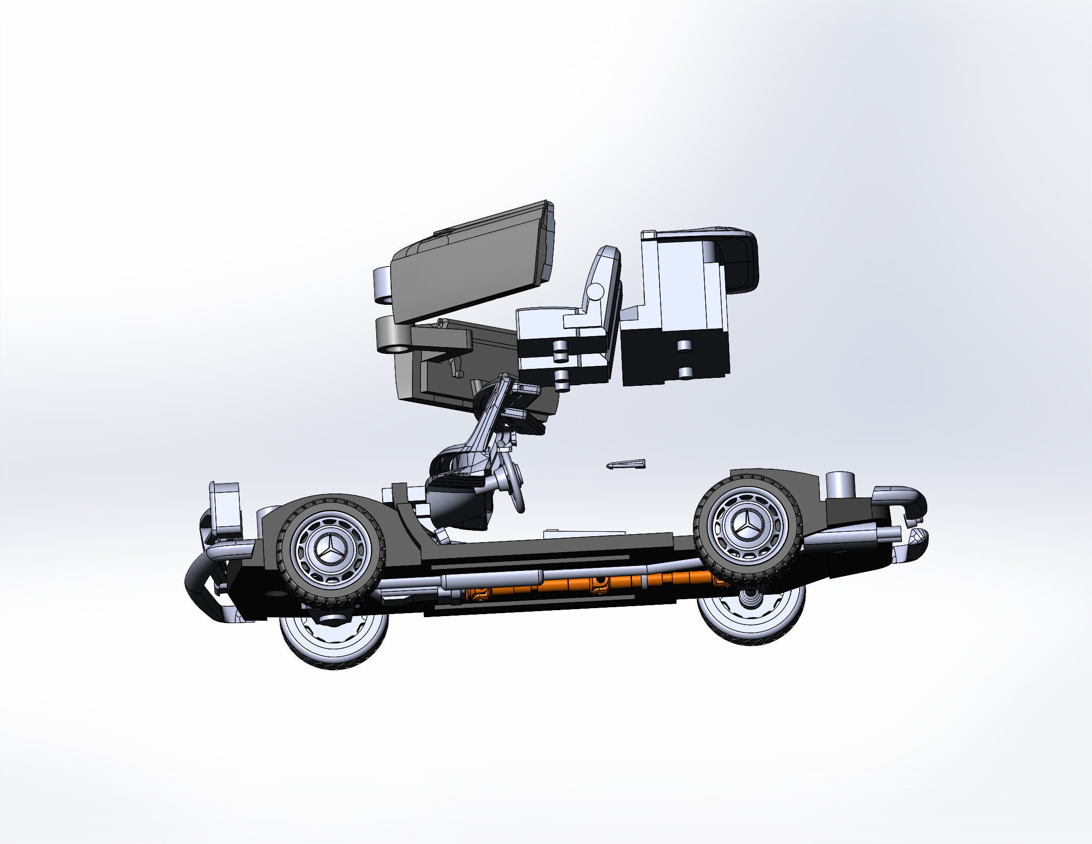 Mercedes-Benz 280 SL W113 for 3d print 3D print model_9