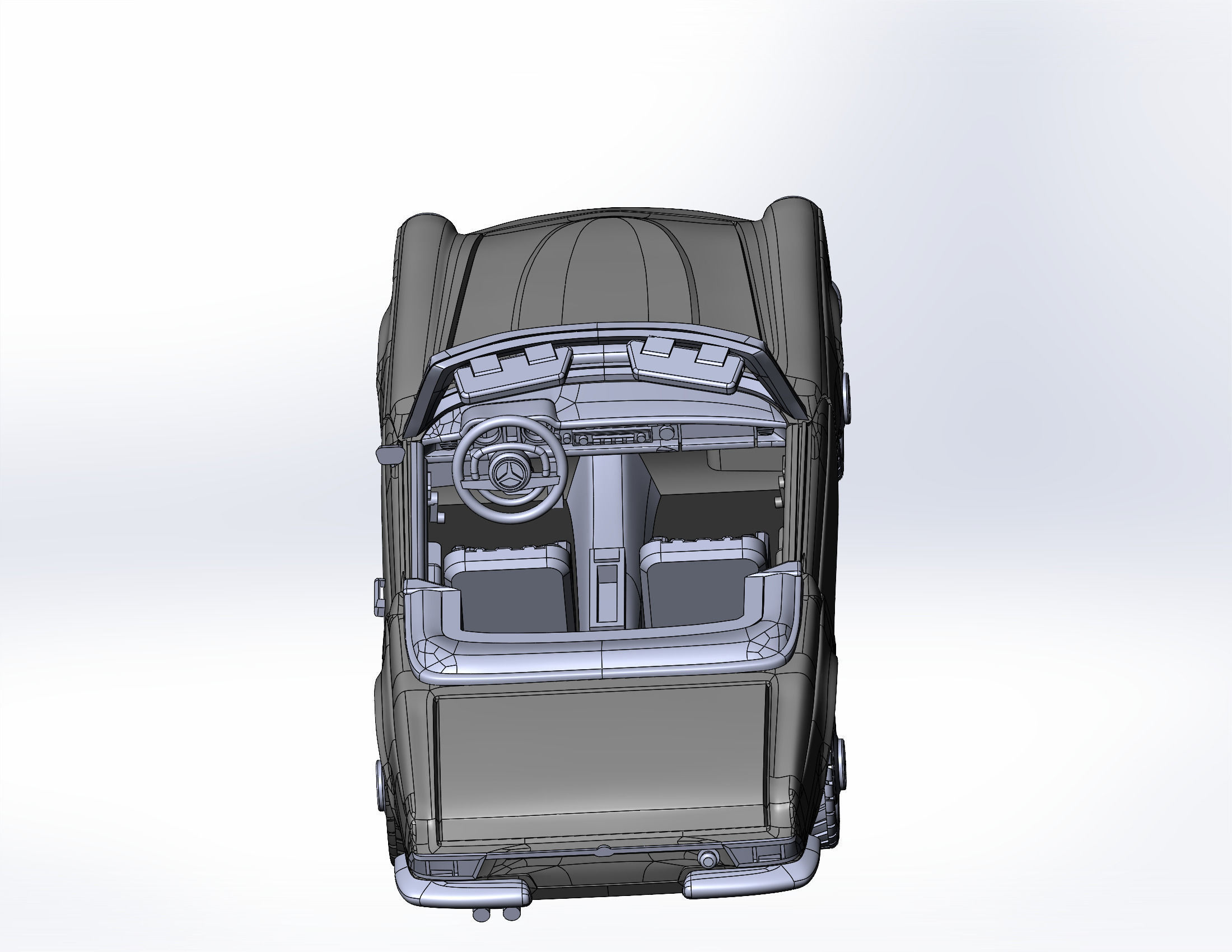 Mercedes-Benz 280 SL W113 for 3d print 3D print model_4