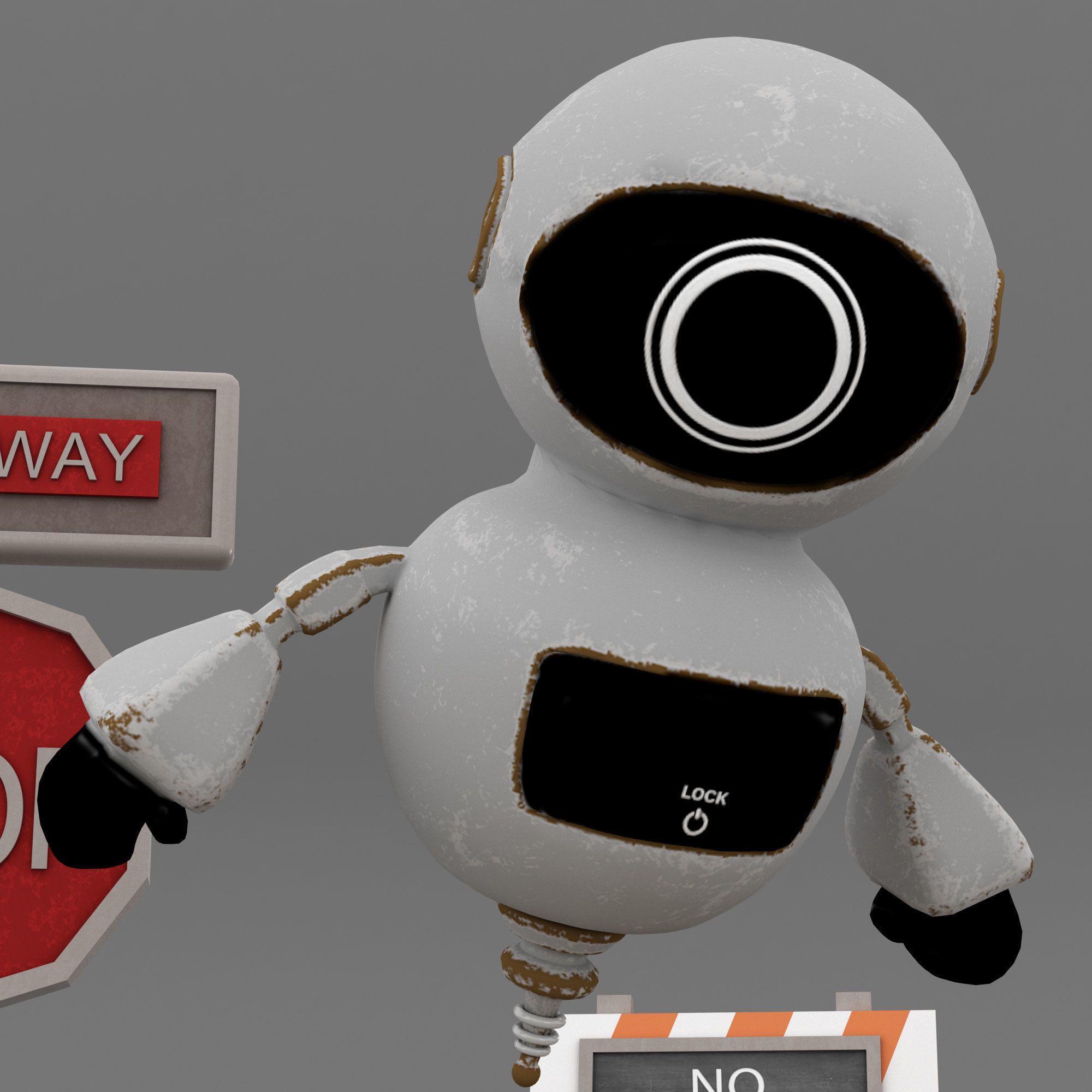 toys and furniture set 3D model_4