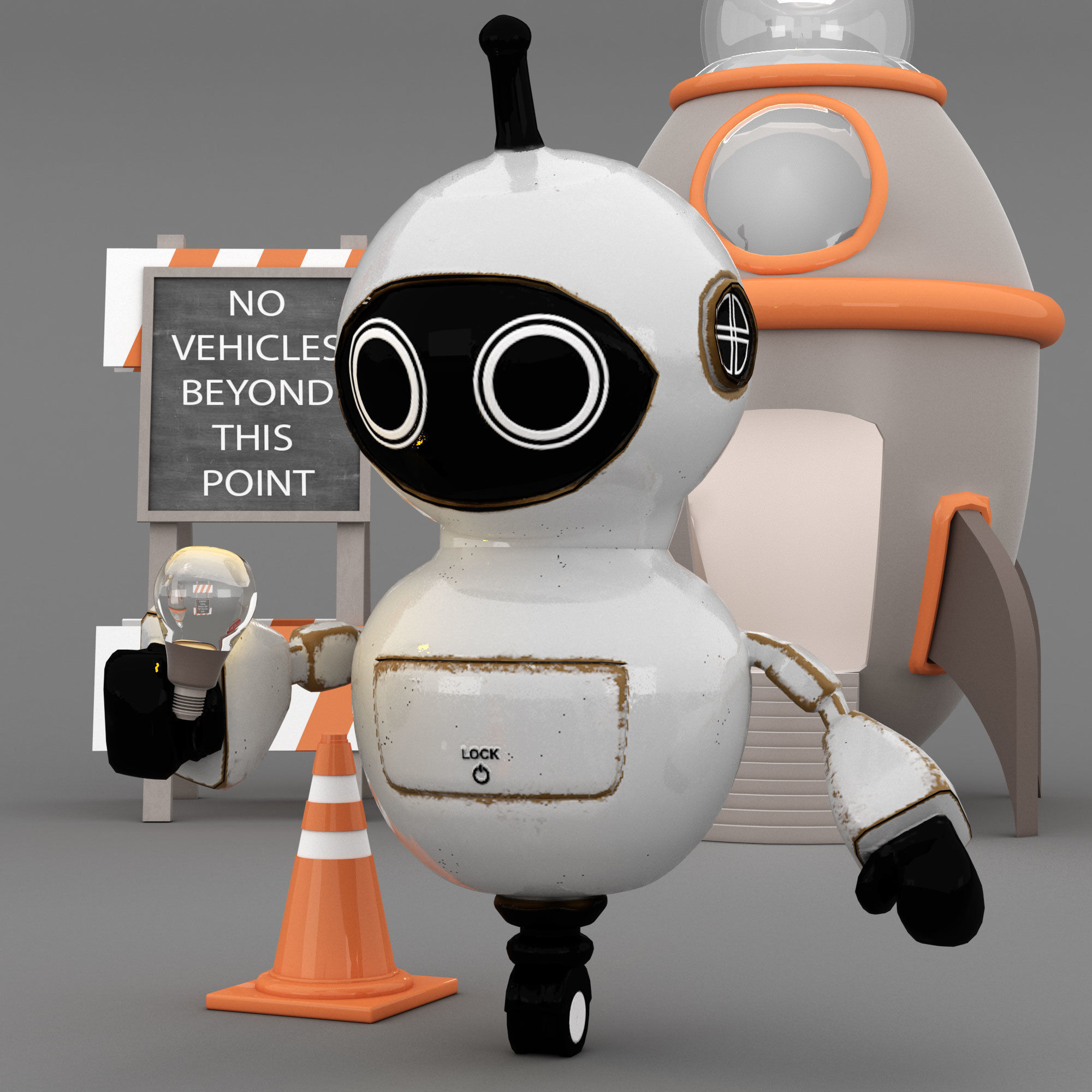 toys and furniture set 3D model_1