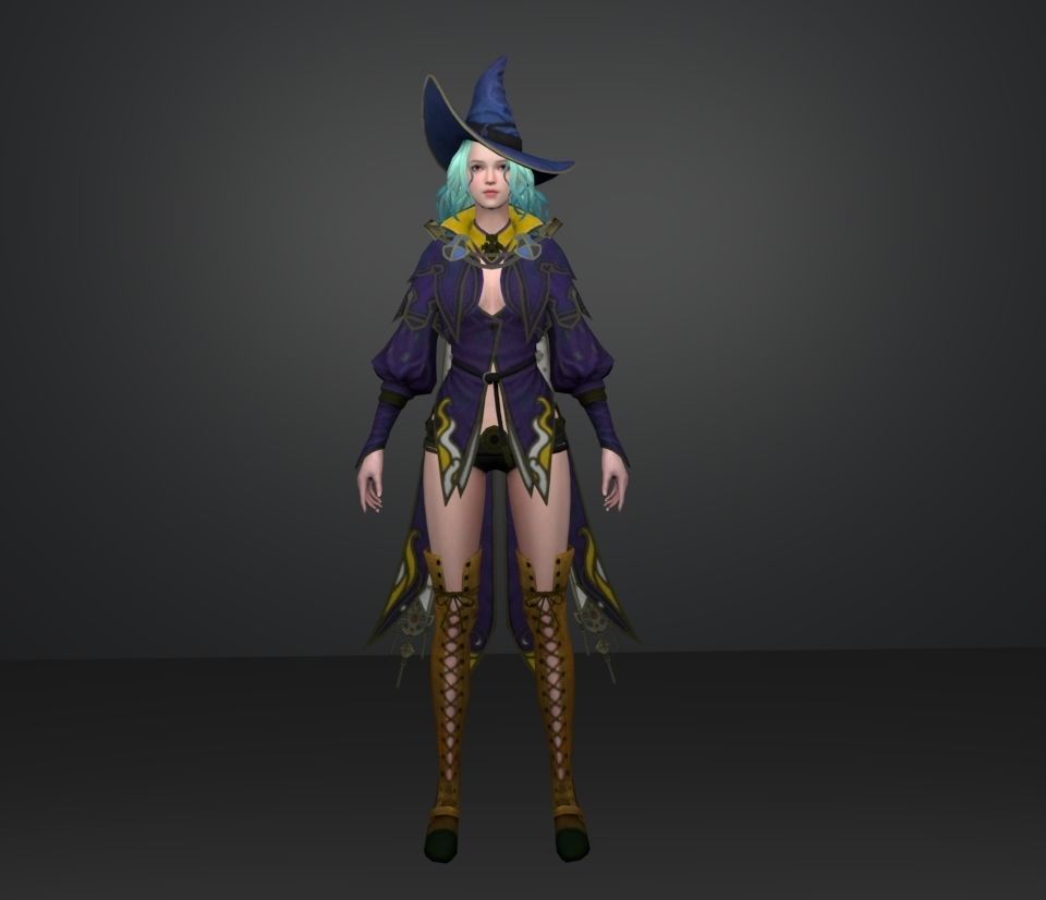 assassin wizard 3D model_1